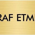 Özarslan Dizayn Departman Kapı İsimliği İsraf Emeyin 10x20 cm Altın Renk Metal Yönlendirme Levhası