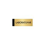 Özarslan Dizayn Departman Kapı İsimliği Laboratuvar 5x20 cm Altın Renk Metal Yönlendirme Levhası