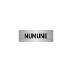 Özarslan Dizayn Departman Kapı İsimliği Numune 5x20 cm Gümüş Renk Metal Yönlendirme Levhası