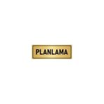 Özarslan Dizayn Departman Kapı İsimliği Planlama 7x20 cm Altın Renk Metal Yönlendirme Levhası