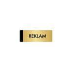 Özarslan Dizayn Departman Kapı İsimliği Reklam 7x20 cm Altın Renk Metal Yönlendirme Levhası