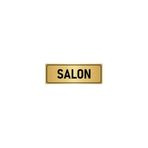 Özarslan Dizayn Departman Kapı İsimliği Salon 10x20 cm Altın Renk Metal Yönlendirme Levhası