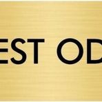 Özarslan Dizayn Departman Kapı İsimliği Test Odası 7x20 cm Altın Renk Metal Yönlendirme Levhası