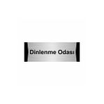 Özarslan Dizayn Dinlenme Odası 7x20 cm Gümüş Renk Metal Yönlendirme Levhası