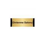 Özarslan Dizayn Dinlenme Salonu 5x20 cm Altın Renk Metal Yönlendirme Levhası