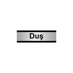 Özarslan Dizayn Duş 7x20 cm Gümüş Renk Metal Yönlendirme Levhası