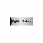Özarslan Dizayn Eğitim Salonu 10x20 cm Gümüş Renk Metal Yönlendirme Levhası