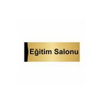 Özarslan Dizayn Eğitim Salonu 7x20 cm Altın Renk Metal Yönlendirme Levhası