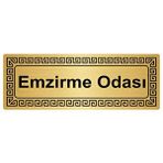 Özarslan Dizayn Emzirme Odası 7x20 cm Gümüş Renk Metal Yönlendirme Levhası
