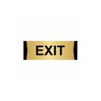 Özarslan Dizayn Exit 10x20 cm Altın Renk Metal Yönlendirme Levhası