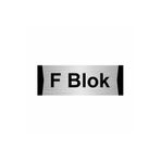 Özarslan Dizayn F Blok 7x20 cm Gümüş Renk Metal Yönlendirme Levhası
