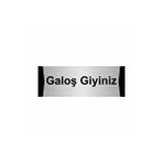 Özarslan Dizayn Galoş Giyiniz 10x20 cm Gümüş Renk Metal Yönlendirme Levhası