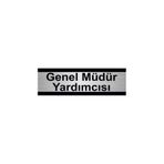 Özarslan Dizayn Genel Müdür Yardımcısı 5x20 cm Gümüş Renk Metal Yönlendirme Levhası