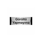 Özarslan Dizayn Gürültü Yapmayınız 10x20 cm Gümüş Renk Metal Yönlendirme Levhası