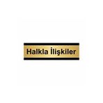 Özarslan Dizayn Halkla İlişkiler 10x20 cm Altın Renk Metal Yönlendirme Levhası