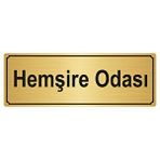 Özarslan Dizayn Hemşire Odası 5x20 cm Gümüş Renk Metal Yönlendirme Levhası