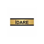 Özarslan Dizayn İdare 10x20 cm Altın Renk Metal Yönlendirme Levhası