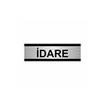 Özarslan Dizayn İdare 10x20 cm Gümüş Renk Metal Yönlendirme Levhası