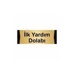 Özarslan Dizayn İlk Yardım Dolabı 5x20 cm Altın Renk Metal Yönlendirme Levhası