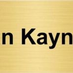 Özarslan Dizayn İnsan Kaynakları 5x20 cm Altın Renk Metal Yönlendirme Levhası