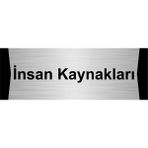 Özarslan Dizayn İnsan Kaynakları 5x20 cm Gümüş Renk Metal Yönlendirme Levhası