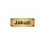 Özarslan Dizayn Jakuzi 7x20 cm Altın Renk Metal Yönlendirme Levhası