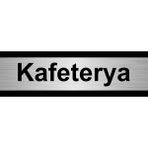 Özarslan Dizayn Kafeterya 10x20 cm Gümüş Renk Metal Yönlendirme Levhası