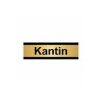 Özarslan Dizayn Kantin 5x20 cm Altın Renk Metal Yönlendirme Levhası