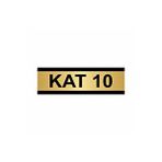 Özarslan Dizayn Kat 10 5x20 cm Altın Renk Metal Yönlendirme Levhası