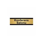 Özarslan Dizayn Konferans Salonu 5x20 cm Altın Renk Metal Yönlendirme Levhası