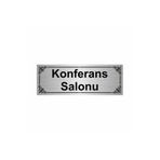 Özarslan Dizayn Konferans Salonu 7x20 cm Gümüş Renk Metal Yönlendirme Levhası