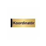 Özarslan Dizayn Koordinatör 7x20 cm Altın Renk Metal Yönlendirme Levhası
