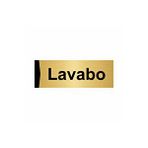 Özarslan Dizayn Lavabo 5x20 cm Altın Renk Metal Yönlendirme Levhası