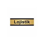 Özarslan Dizayn Lojistik 5x20 cm Altın Renk Metal Yönlendirme Levhası