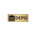 Özarslan Dizayn Malzeme Deposu 10x20 cm Altın Renk Metal Yönlendirme Levhası