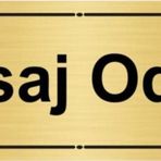 Özarslan Dizayn Masaj Odası 7x20 cm Altın Renk Metal Yönlendirme Levhası