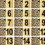 Özarslan Dizayn Metal Kapı Masa Dolap Posta Kutusu Numarası 4x8 Cm Altın Renk (1…15)