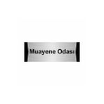 Özarslan Dizayn Muayene Odası 10x20 cm Gümüş Renk Metal Yönlendirme Levhası
