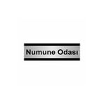 Özarslan Dizayn Numune Odası 5x20 cm Gümüş Renk Metal Yönlendirme Levhası