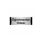 Özarslan Dizayn Öğretmenler Odası 7x20 cm Gümüş Renk Metal Yönlendirme Levhası