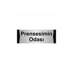 Özarslan Dizayn Prensesimin Odası 10x20 cm Gümüş Renk Metal Yönlendirme Levhası