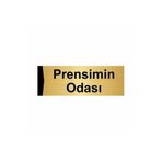 Özarslan Dizayn Prensimin Odası 7x20 cm Altın Renk Metal Yönlendirme Levhası