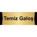 Özarslan Dizayn Temiz Galoş 7x20 cm Altın Renk Metal Yönlendirme Levhası