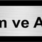 Özarslan Dizayn Üretim ve Ar-Ge 7x20 cm Gümüş Renk Metal Yönlendirme Levhası