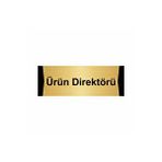 Özarslan Dizayn Ürün Direktörü 10x20 cm Altın Renk Metal Yönlendirme Levhası