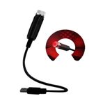 Özasya AVM Kırmızı Ayak Altı Tavan Led Araç Içi Aydınlatma Oto Araba Iç Disko Ayarlanır Usb Lamba Işık