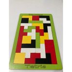 Özba Oyuncak Eğitici Ahşap Blok Tetris Zeka Oyunu - Ahşap Desenli