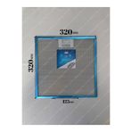 Ozba Ticaret 320X320 mm Aspiratör & Davlumbaz Tel Yağ Filtresi | Kalın Tırnak | 32X32 cm