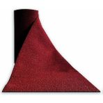 Özbalban Kıvırcık Paspas Kaymaz Paspas 14 mm Kırmzı Yolluk Antibakteriyal Hijyenik - 100 x 400 cm - Kırmızı