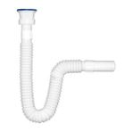 Özbest Lavabo Sifonu - Beyaz - Krom Lüx